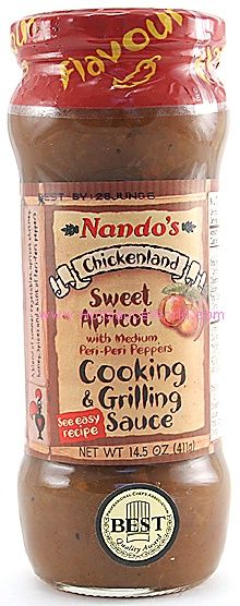 Nando’s Sweet Apricot Cooking & Grilling Sauce, 12oz.