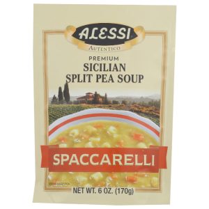 Alessi – Split Pea Soup Mix, 6 Oz (Pack of 6)