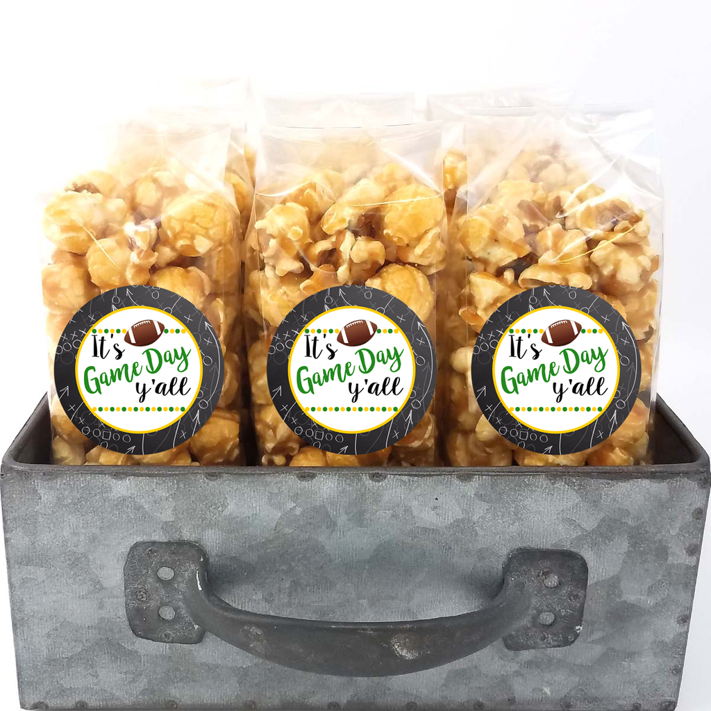 Green and Gold – School Spirit Popcorn Bags