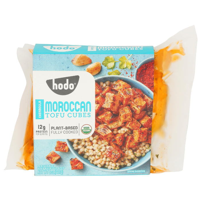 Hodo – Organic Tofu Cubes Moroccan, 8oz | Pack of 6