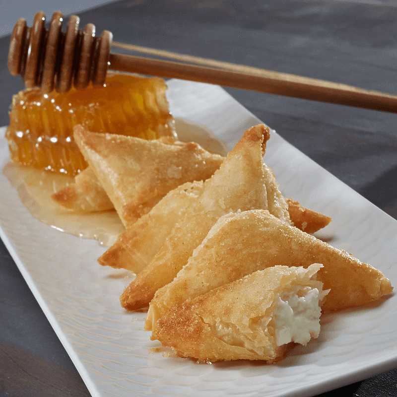 Goat Cheese & Honey Pastry Bites