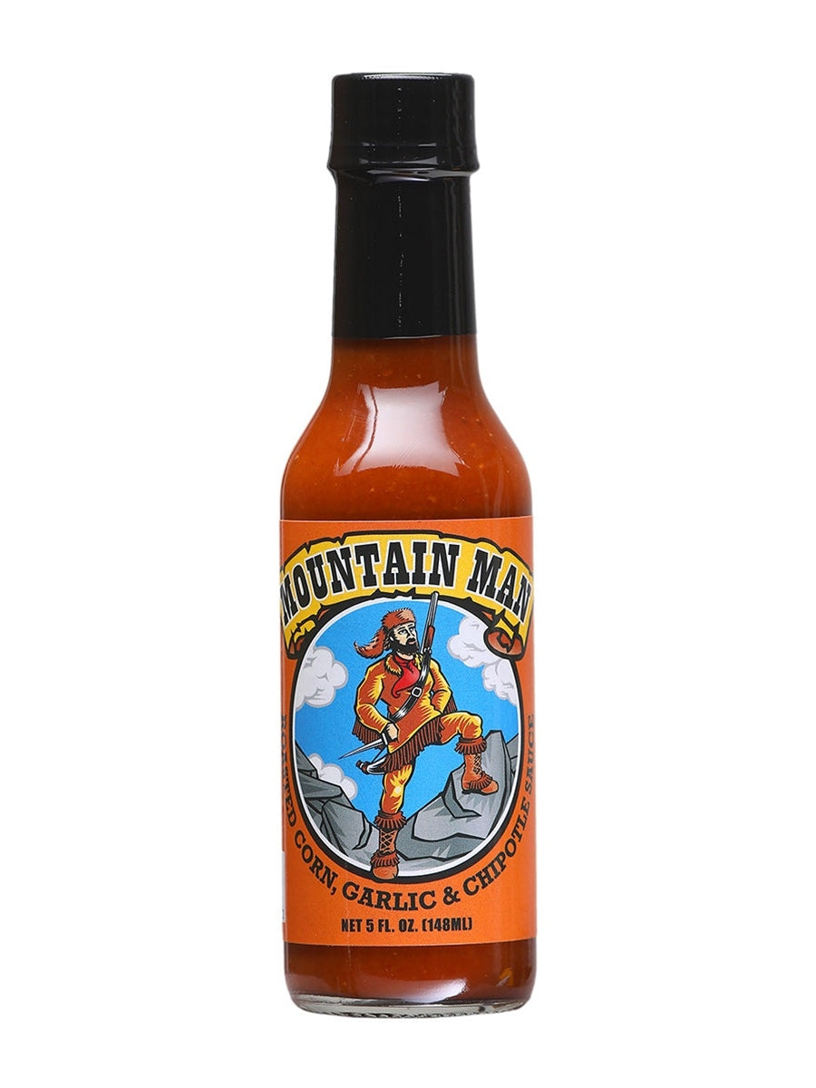 Hot Sauce Mountain Man Roasted Corn, Garlic & Chipotle 5 oz Heat 7
