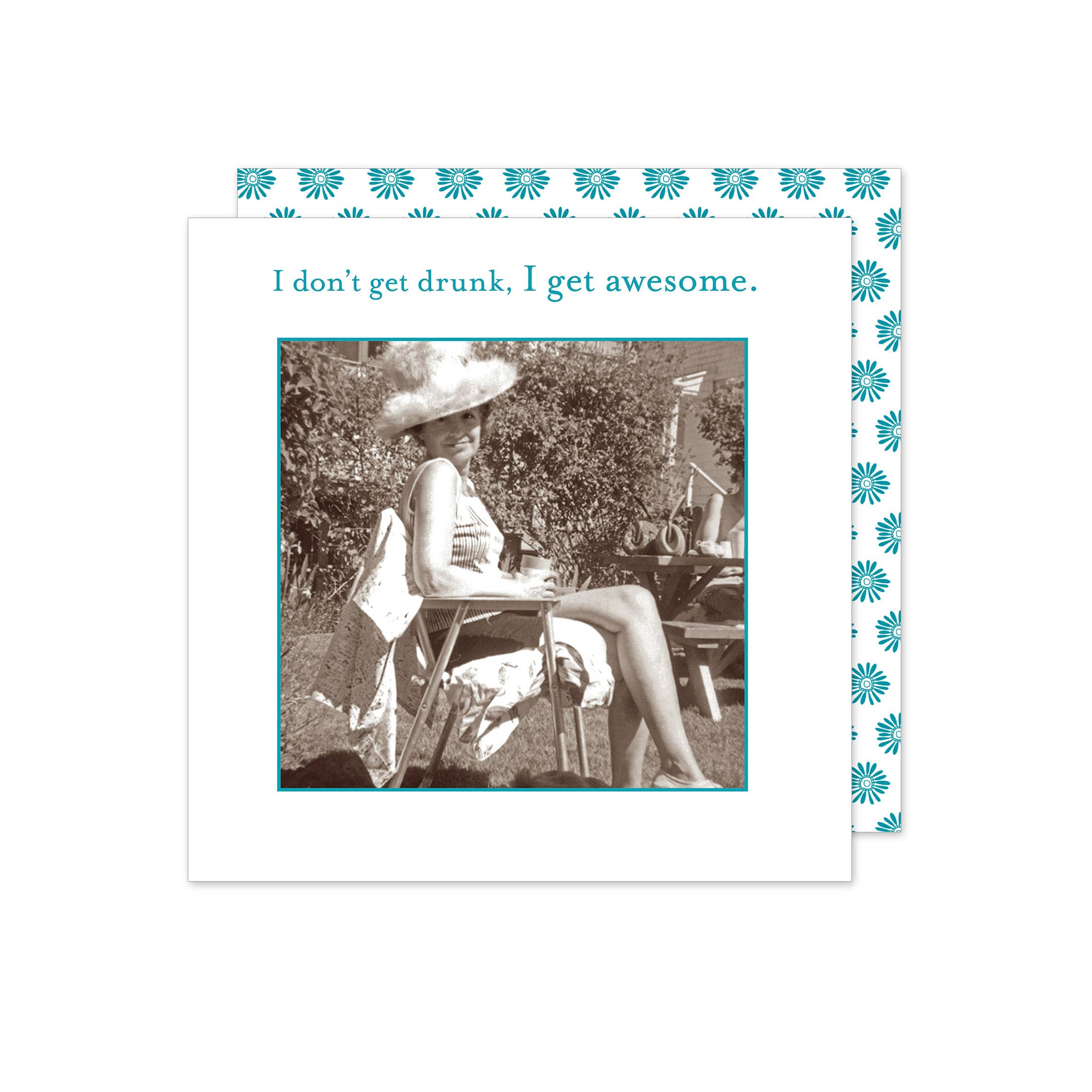 Shannon Martin Design – I Get Awesome Beverage Napkin