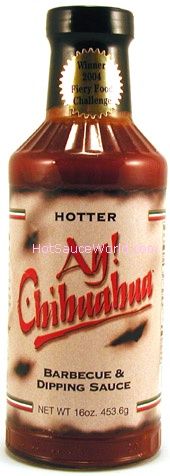Ay! Chihuahua Hotter BBQ & Dipping Sauce, 10oz.