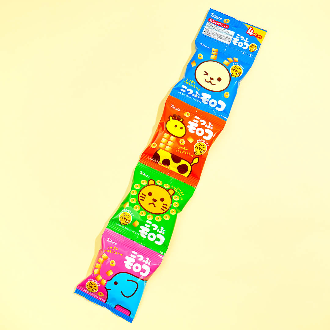 Tohato Kotsubu Moroko Corn Rings Snack – Butter / 4 pcs