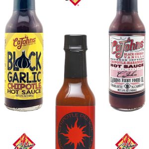Best of Chipotle Pepper Hot Sauces Gift Set, 3/5oz.
