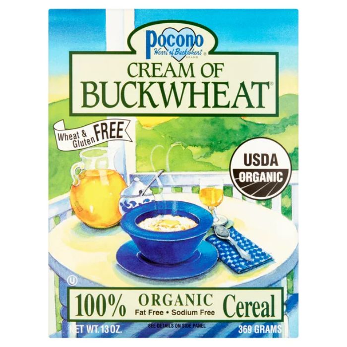 Pocono – Cereal Cream of Buckwheat Organic Gluten-Free, 13 Oz (Pack of