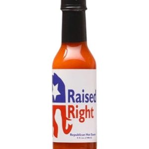 Hot Sauce Raised Right Republican Hot Sauce 5 oz Heat 6