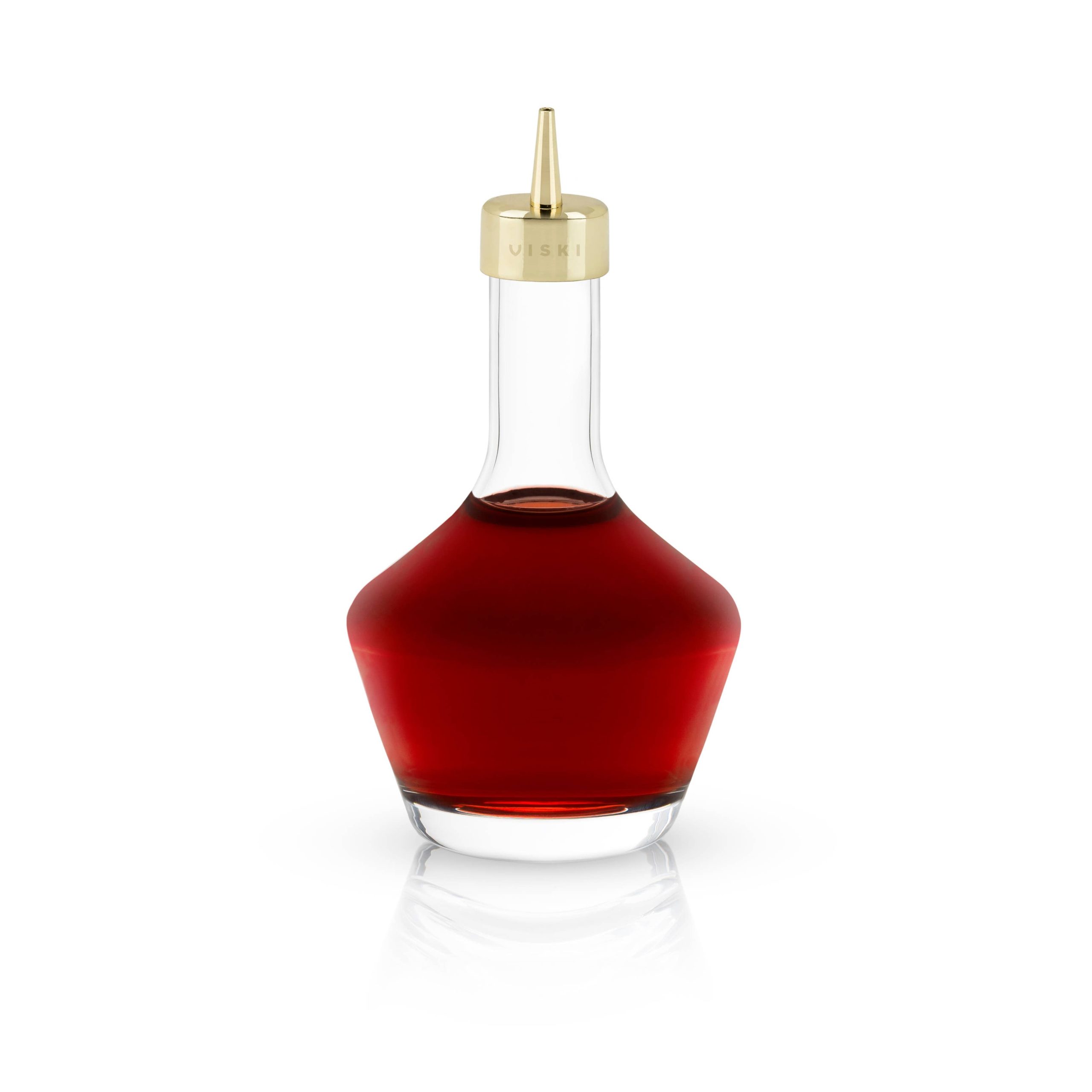 Viski – Belmont™ Bitters Bottle w/ Gold Dasher Top