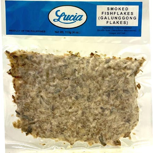 Lucia – Smoked Fish Flakes (Galunggong Flakes) – 4 OZ