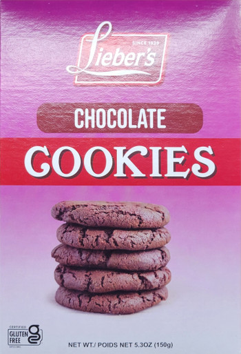 Lieber’s Chocolate Cookies, Kosher for Passover, 5.3 oz