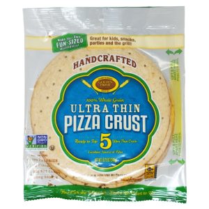 7 inch – Golden Home Whole Grain Ultra Thin Crust Pizza – 8.75oz
