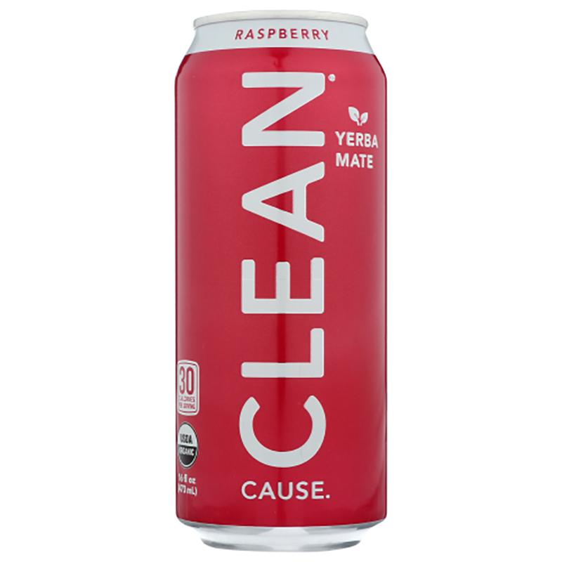 Online Clean Cause – Yerba Mate Raspberry, 16 oz