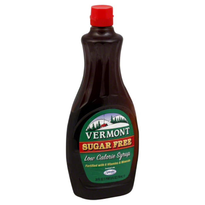 Maple Grove – Syrup, Sugar-Free Vermont Pancake, 24 Oz – Pack of 6