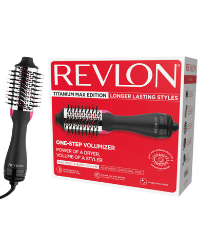 Revlon One-Step Hair Dryer and Volumizer Titanium Max Edition