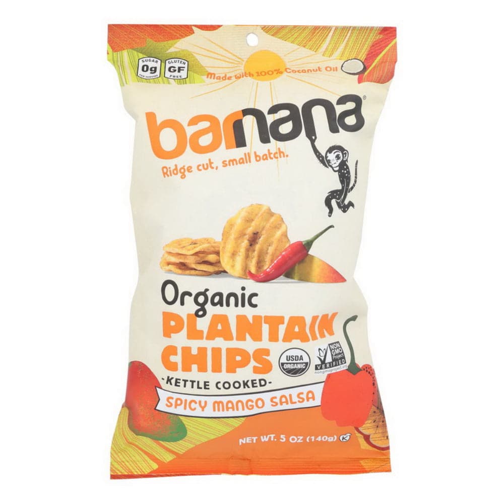 Barnana – Organic Plantain Chips Spicy Mango Salsa, 5 Oz