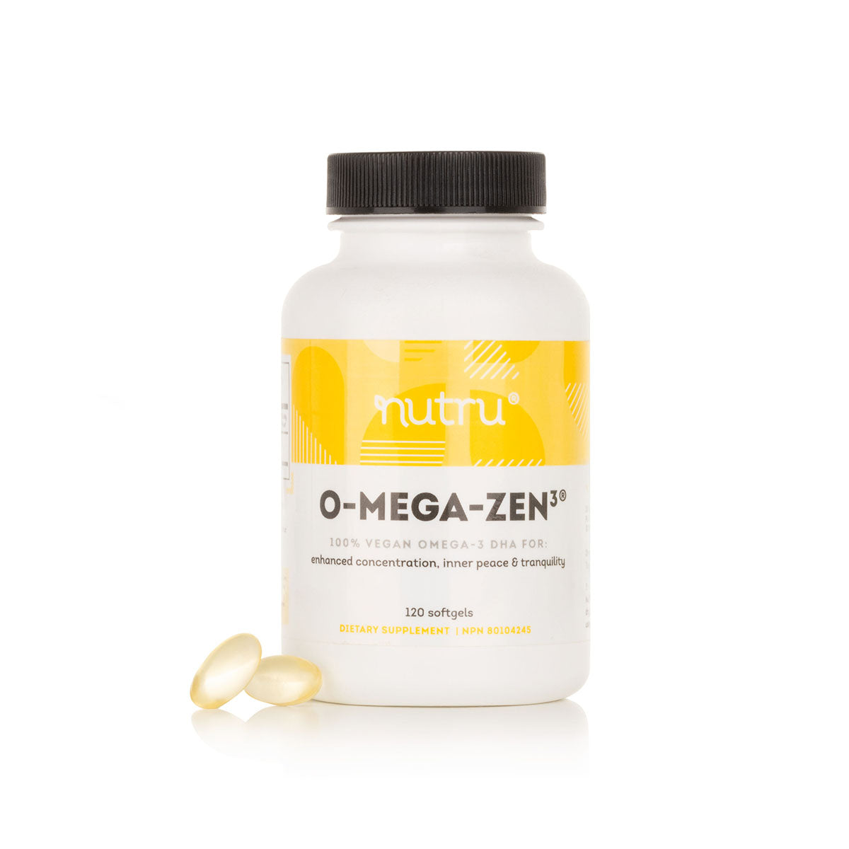 NuTru – O-Mega-Zen3 Vegan DHA Supplement, 120pc