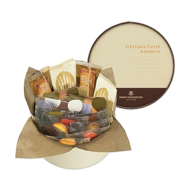 Henri Chardentier, Gateaux Assortis , 15 pcs in 1 box, for Gift, HCU-15N