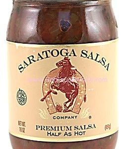 Saratoga Premium Salsa Half As Hot, 12oz.