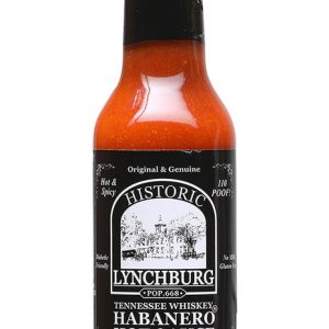 Historic Lynchburg Tennessee Whiskey Habanero Hot Sauce with Jack Daniels, 6oz.