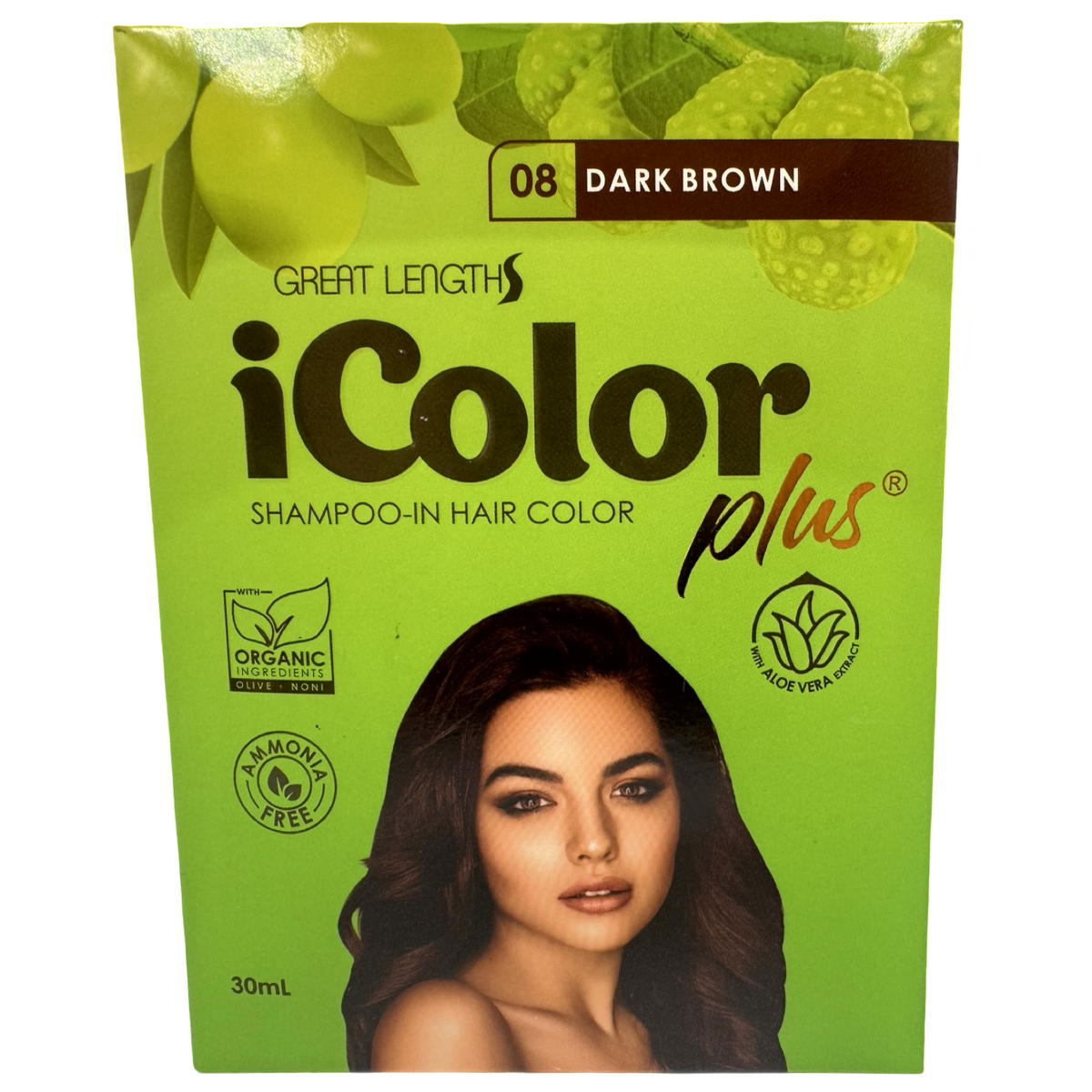 iColor Plus – Shampoo-In Hair Color – Dark Brown – 30 ML