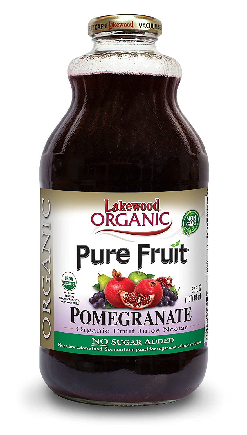 Lakewood – Organic Pomegranate Juice – Heart Healthy Blend 32 oz | Pac