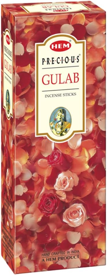HEM Precious Gulab Incense Sticks – 120 Sticks Total