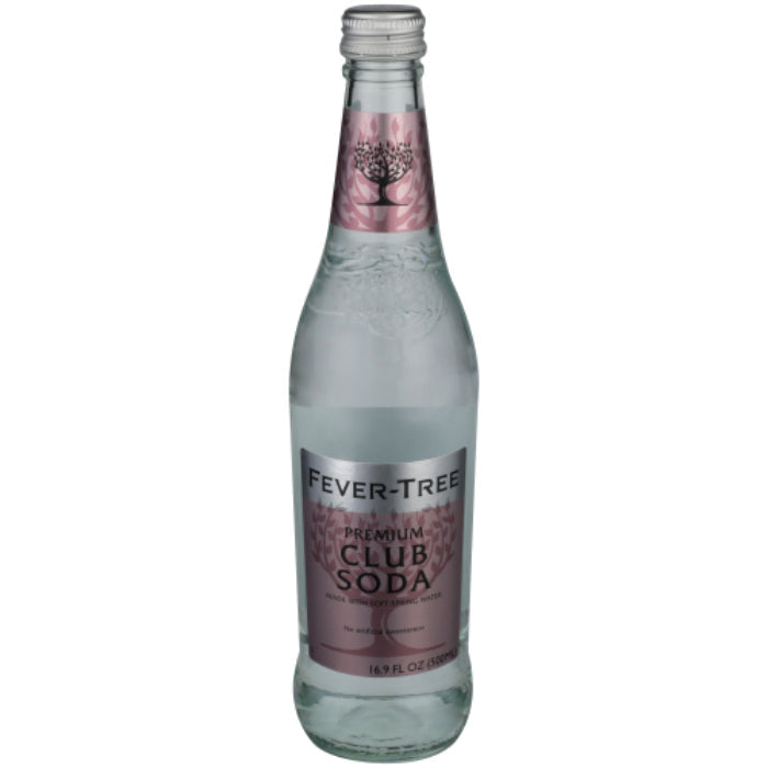 Fever Tree – Soda Spring Club, 16.9 fl oz | Pack of 8