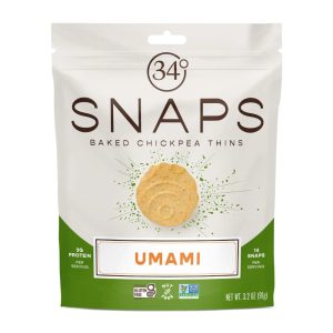 34 Degrees – Umami Snaps Snack, 3.2 Oz
