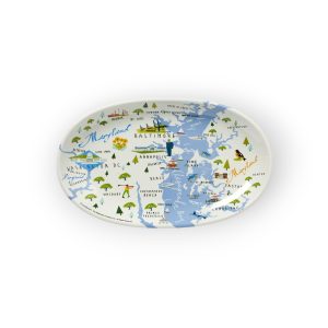 Galleyware – Chesapeake Bay Oval Tidbit Tray