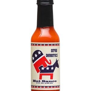 Hot Sauce Screw Democrats 5 oz Heat 7