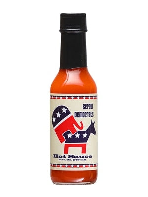 Hot Sauce Screw Democrats 5 oz Heat 7
