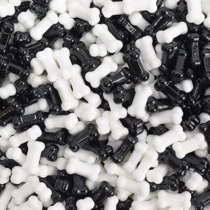 Black & White Candy Bones