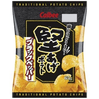 Calbee “Kataage Potato, Black Pepper Flavor”, 65g