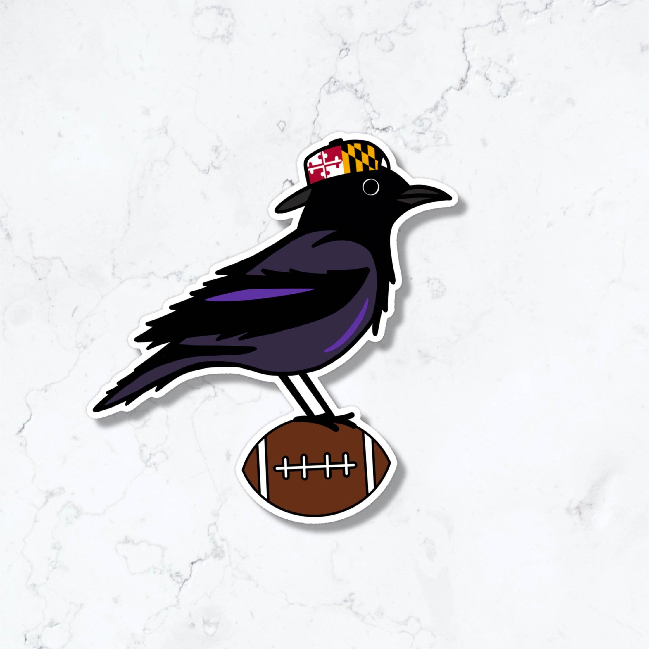 Jami Creates – Baltimore Raven Football Sticker