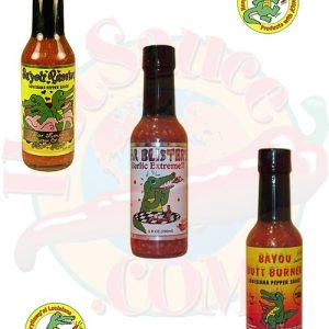 Bayou Hot Sauces Milder Gift Set, 3/5oz.