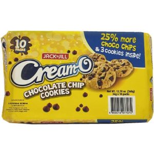 Jack ‘n Jill – Cream-O Chocolate Chip Cookies – 10 Packs – 360 G