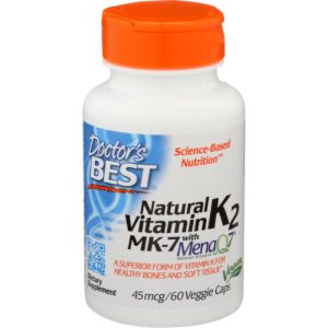 Doctors Best – Vitamin K2 Menaq7, 60 Capsules (Pack Of 1)