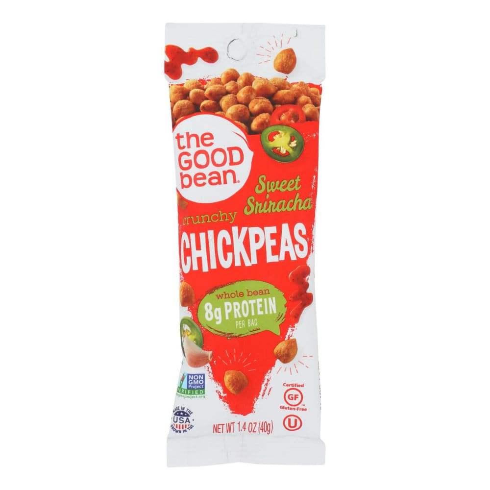 Good Bean – Crunchy Sweet Sriracha Chickpeas – Case of 10