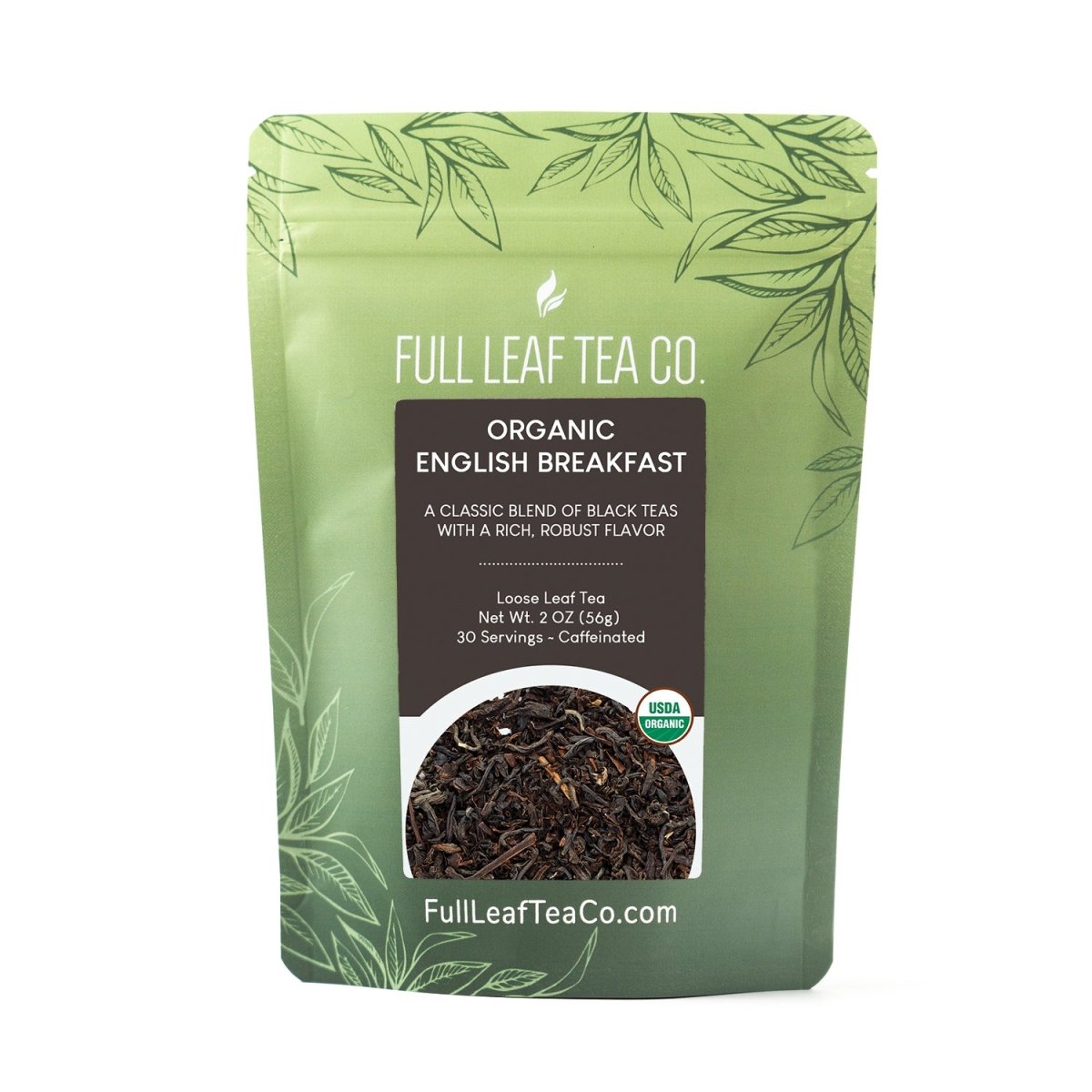 Organic English Breakfast Retail Bags – Case of 6
