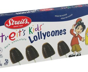 Streit’s Kids Dark Chocolate Lollycones, 3 oz.