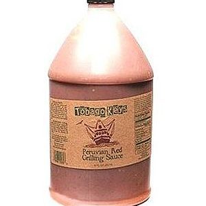 Tobago Keys Peruvian Red Grilling Sauce, 1 Gallon.