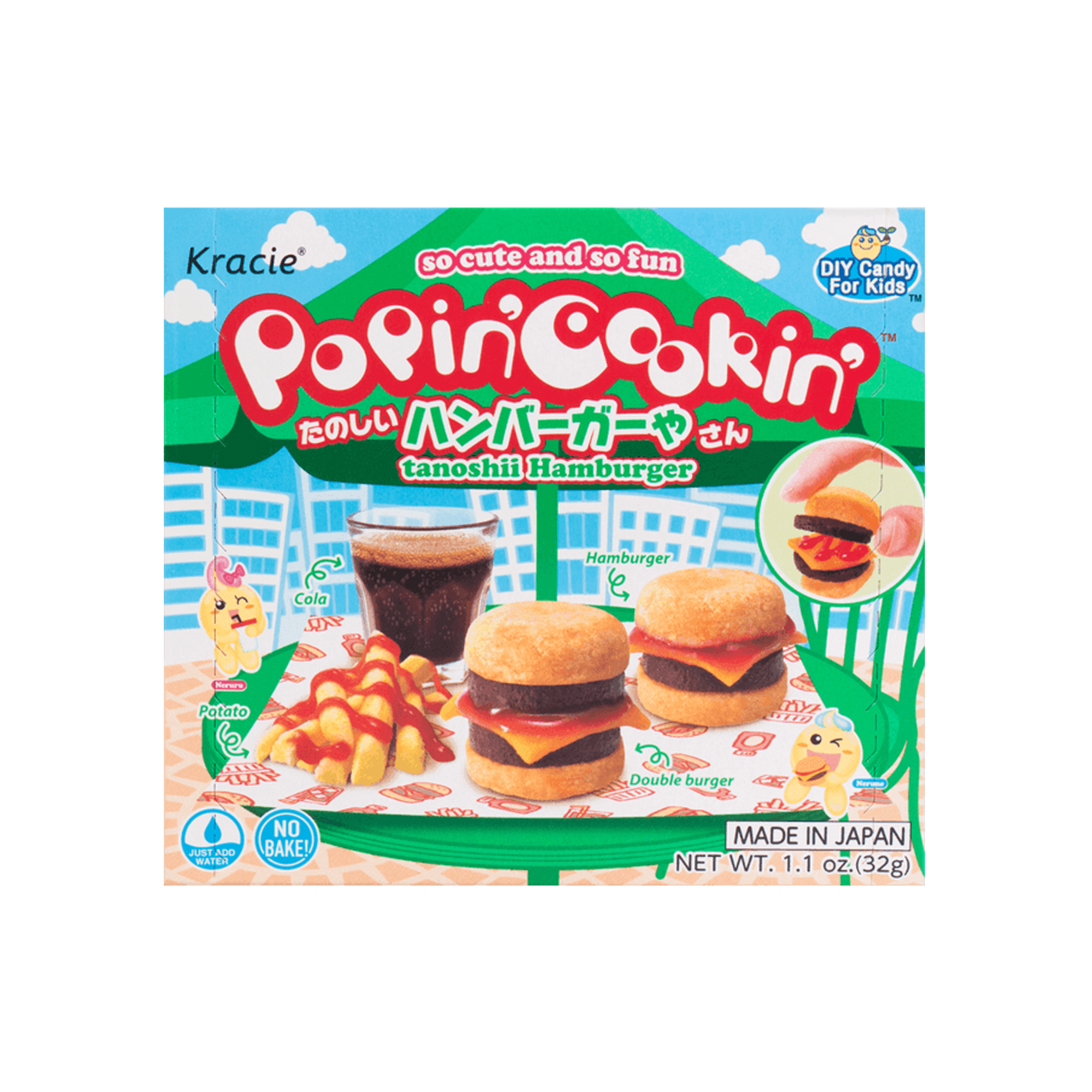 Kracie Popin’ Cookin’ Tanoshii Hamburger (Japan)