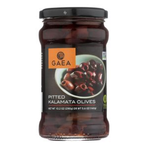 Gaea North America – Olive Kalamata Pitted, 5.6 oz | Pack of 8