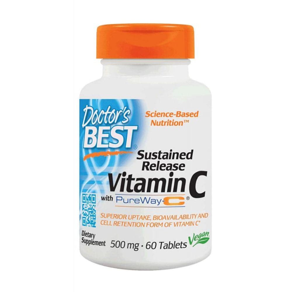 Doctor’S Best – Sustained Release Vitamin C With Pureway-C 500 Mg, 60