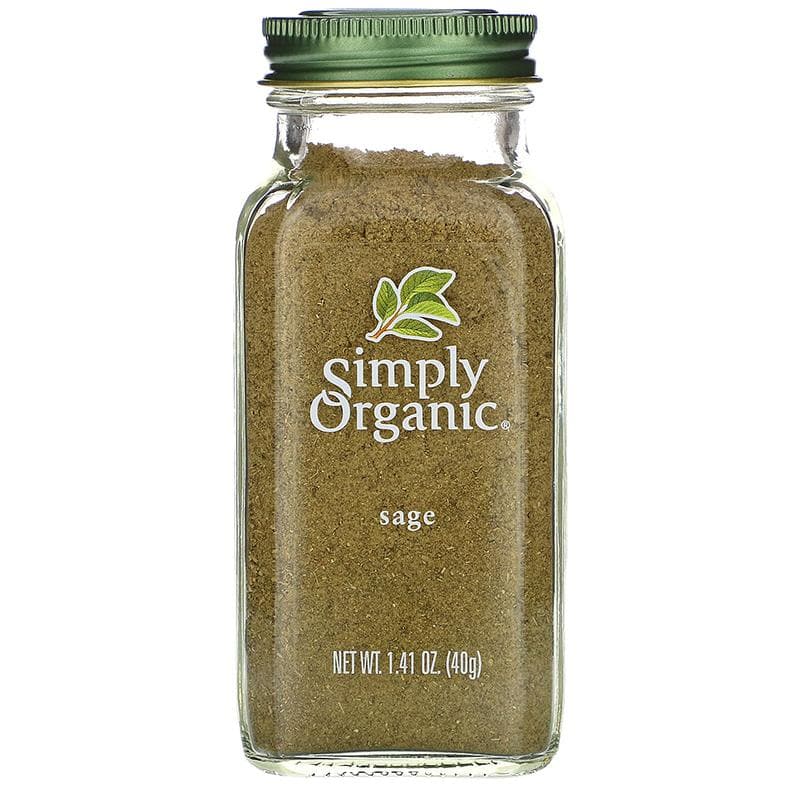 Simply Organic – Organic Ground Sage, 1.41oz