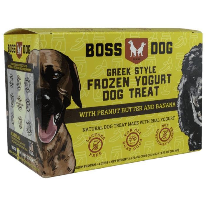 Boss Dog Brand Inc – Yogurt Frozen Peanut Banana, 14 oz – Pack of 1