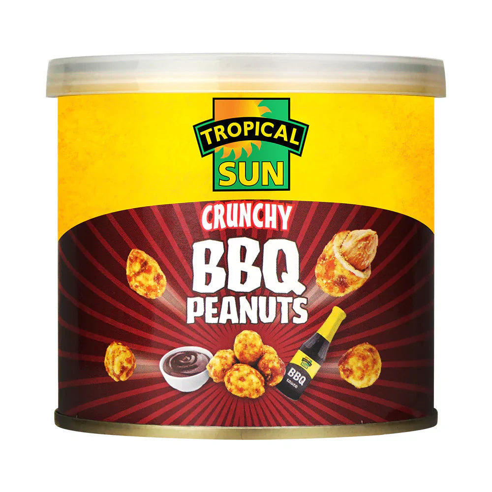 Tropical Sun Crunchy BBQ Peanuts 165g – Spicy & Flavorful Snack