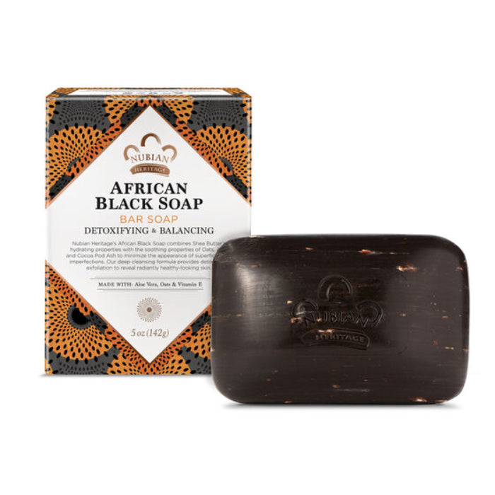 Nubian Heritage – Soap Bar African Black, 5 OZ (Pack of 1)