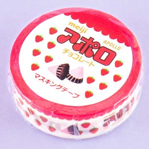 Apollo Strawberry Chocolate Washi Tape
